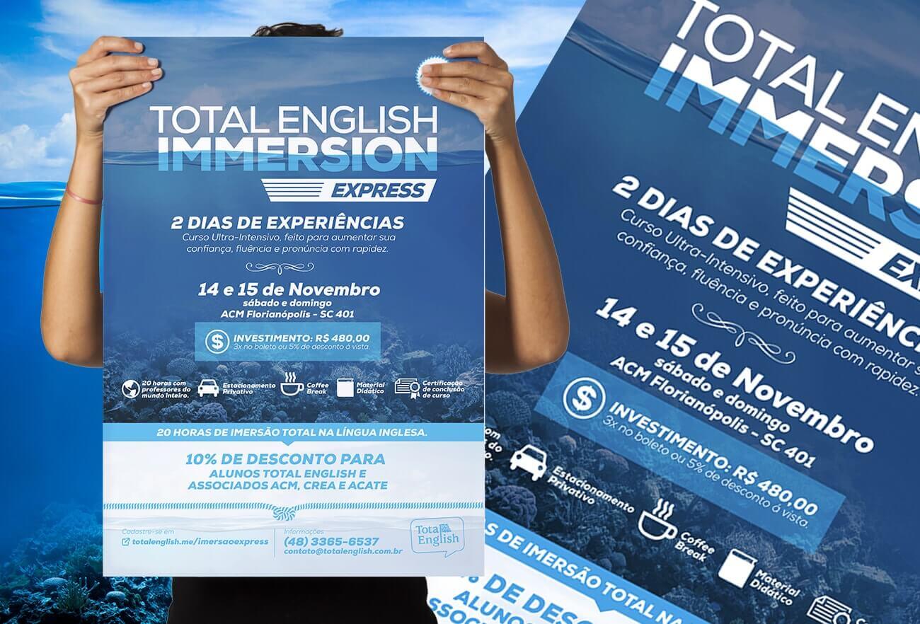 immersion, total english, curso de ingles, professores internacionais, curso de ingles